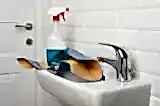 Уборка в туалетной комнате